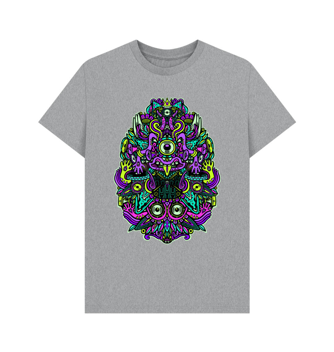 Athletic Grey Ravealon Organic Cotton Unisex T-shirt Rave