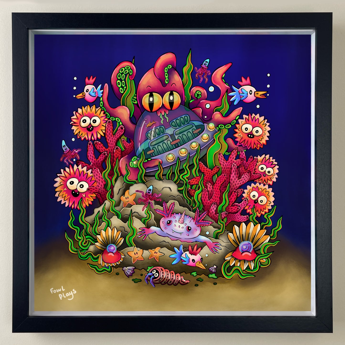 Crash Landing Archival Print