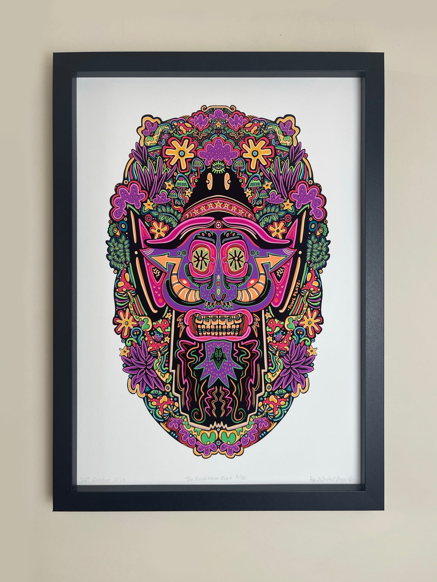 Mushroom Man Archival Print