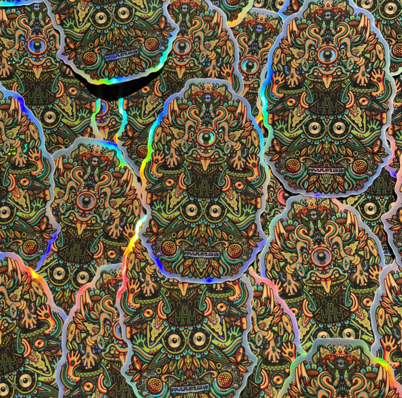 Holographic Ravealon Sticker