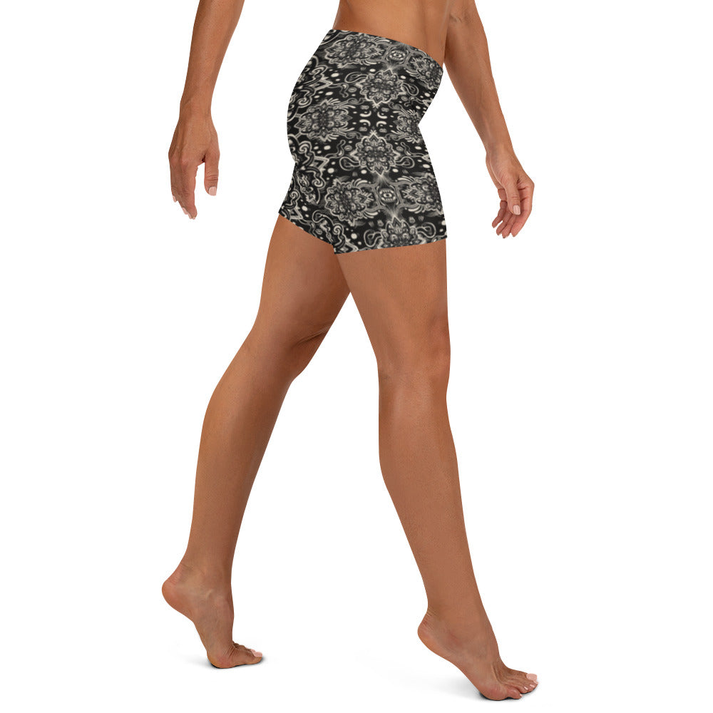 Catnip Statement Shorts Black and White