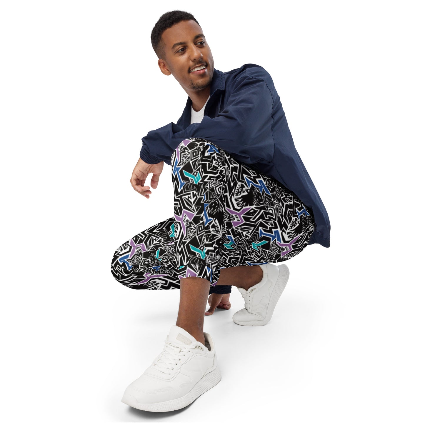 Smile At Life Unisex Joggers Purple