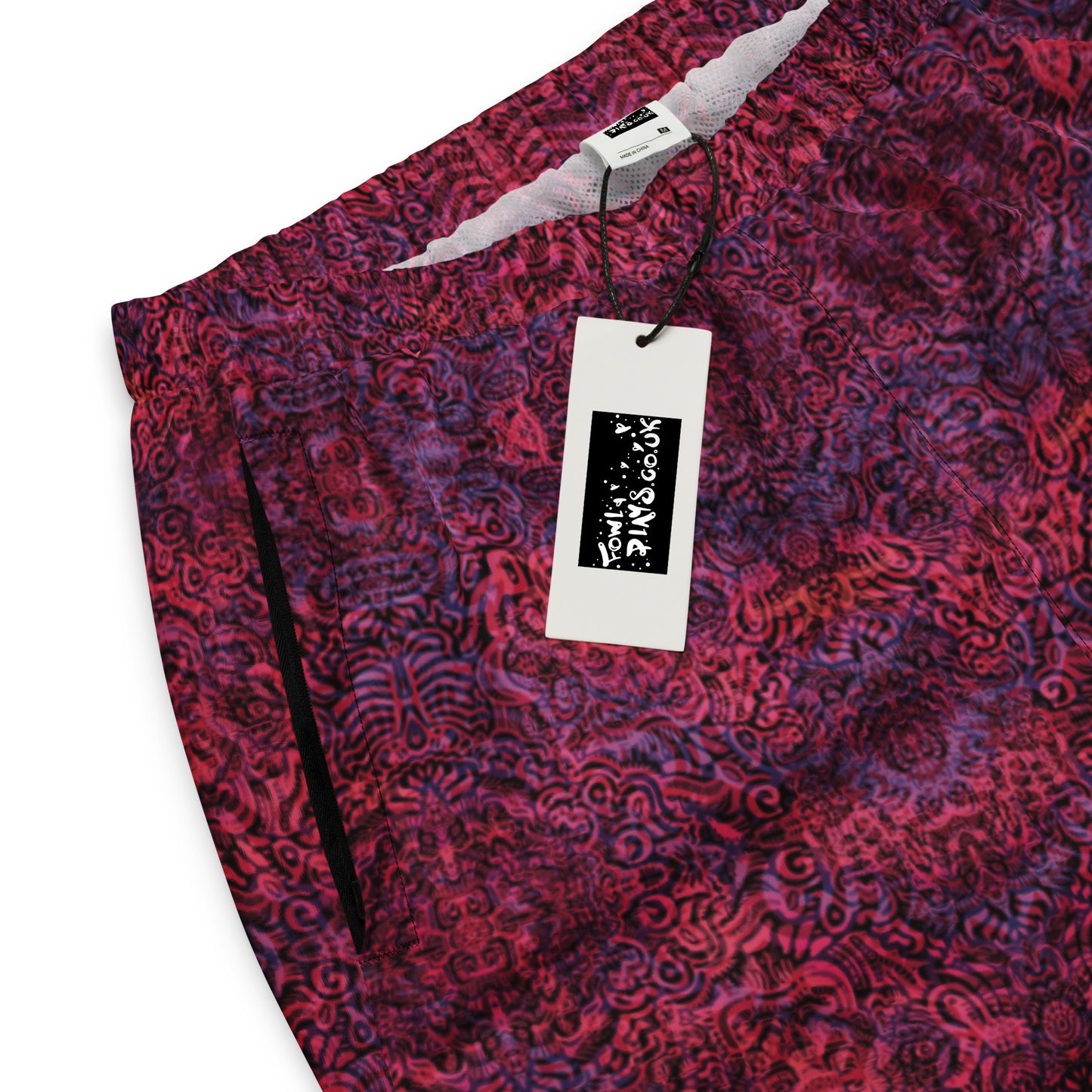 Magenta Bones Unisex Joggers