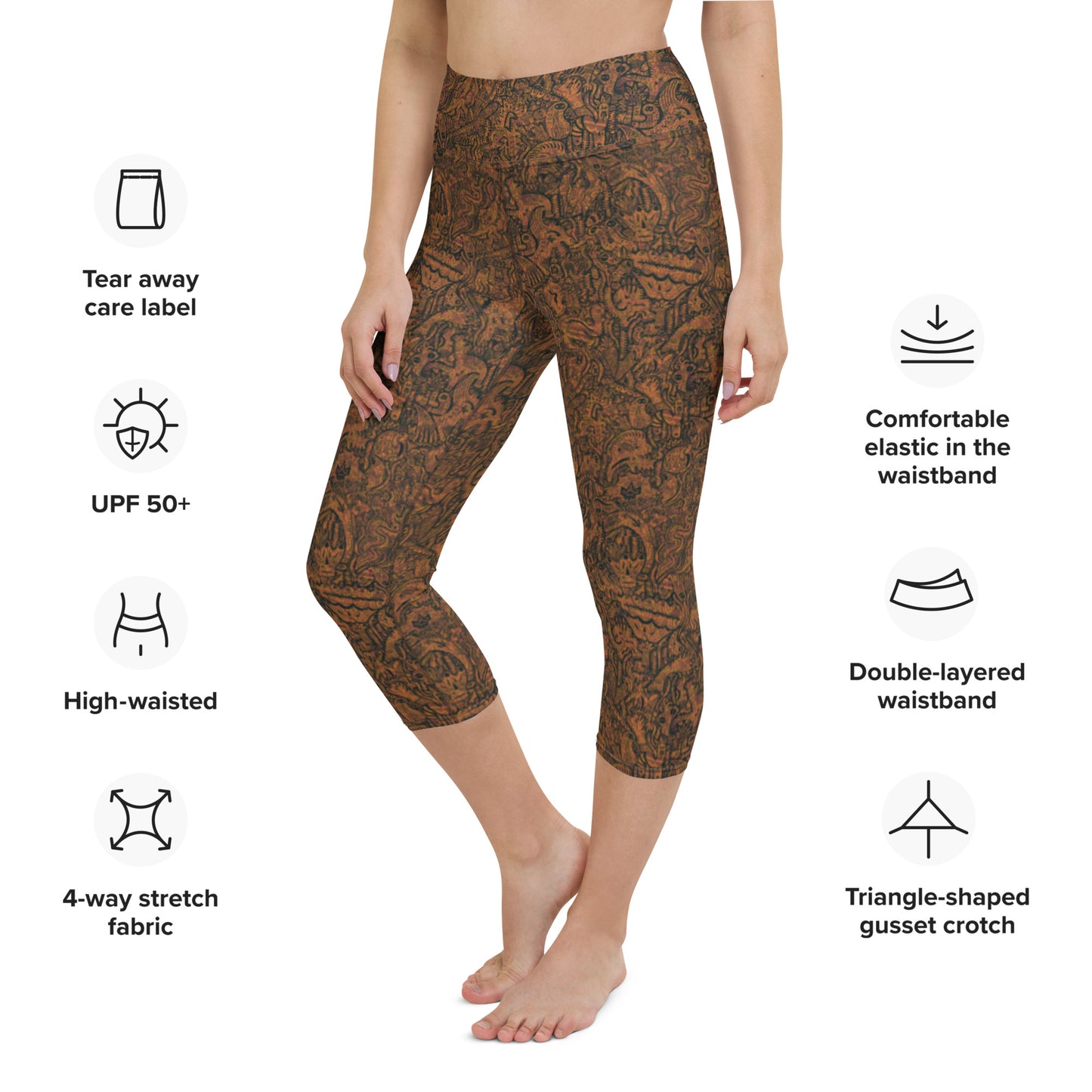 Dinosaur Statement Leggings Nan Edition