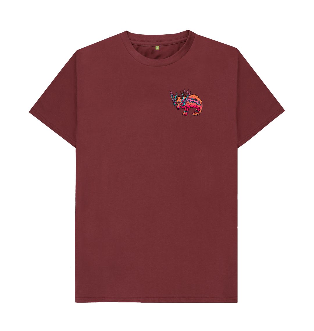 Red Wine Fennec Fire Fox Unisex Back & Front T-shirt