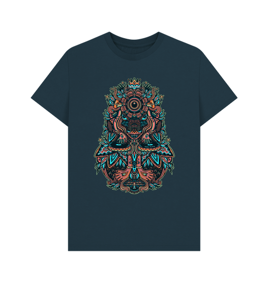 Denim Blue That Magic Sound Organic Cotton Unisex T-shirt Peachy