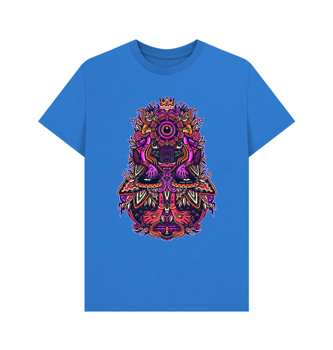 Bright Blue That Magic Sound Organic Cotton Unisex T-shirt Very Berry