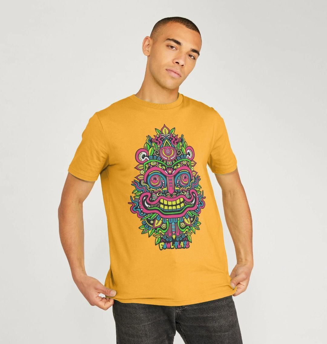 Happy Mask Organic Cotton Unisex T-shirt Primary