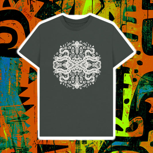 Squid Games Organic Cotton Unisex T-shirt White Print