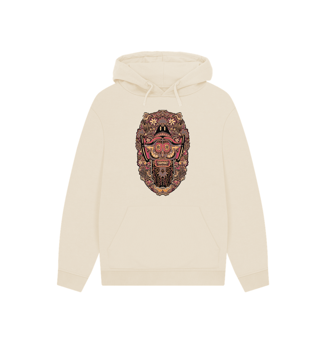 Oat Mushroom Man Unisex Organic Cotton Hoodie Autumn