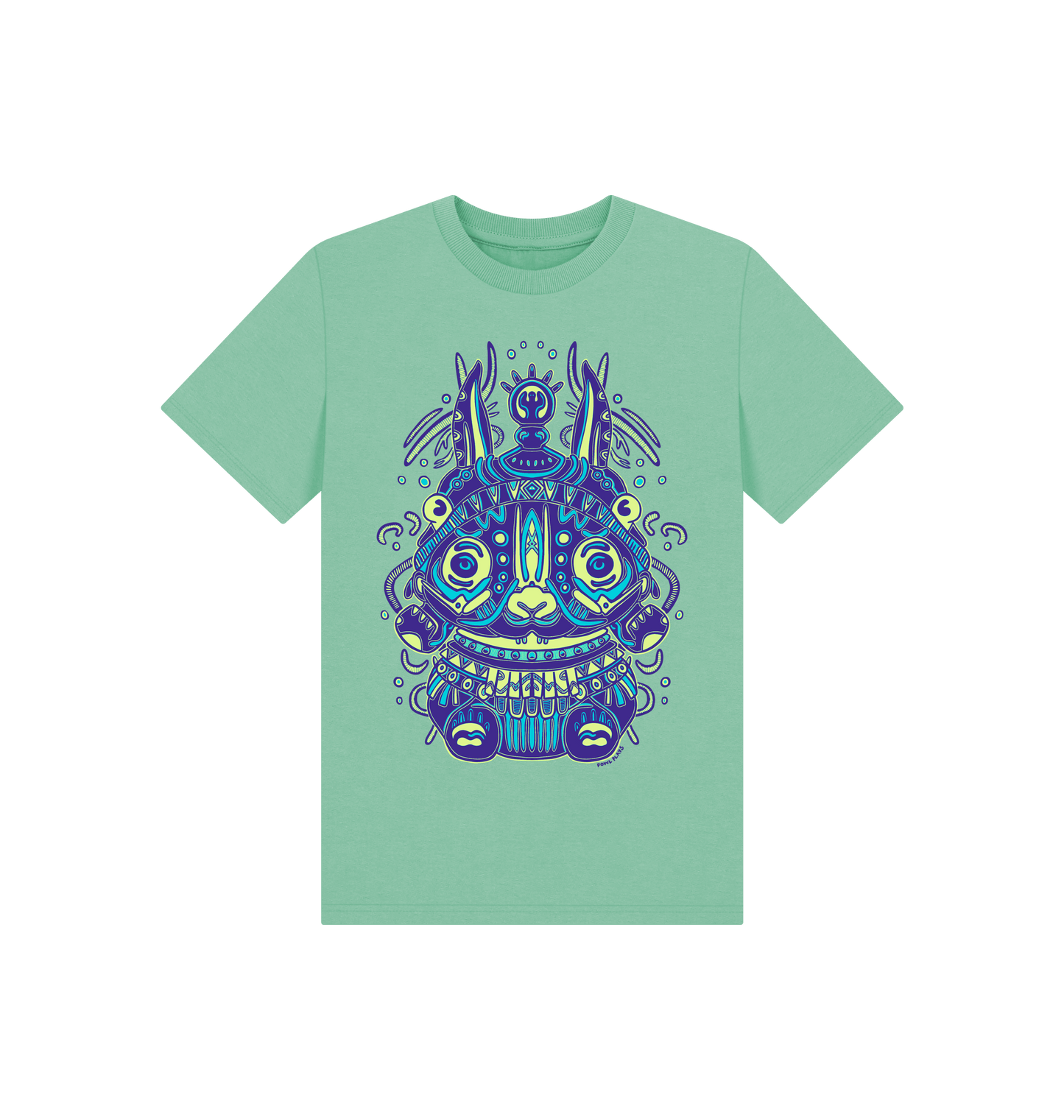 Peppermint Printed Kids T-Shirt Front