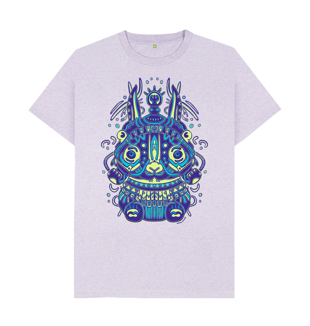 Light Purple Recycled Printed T-Shirt