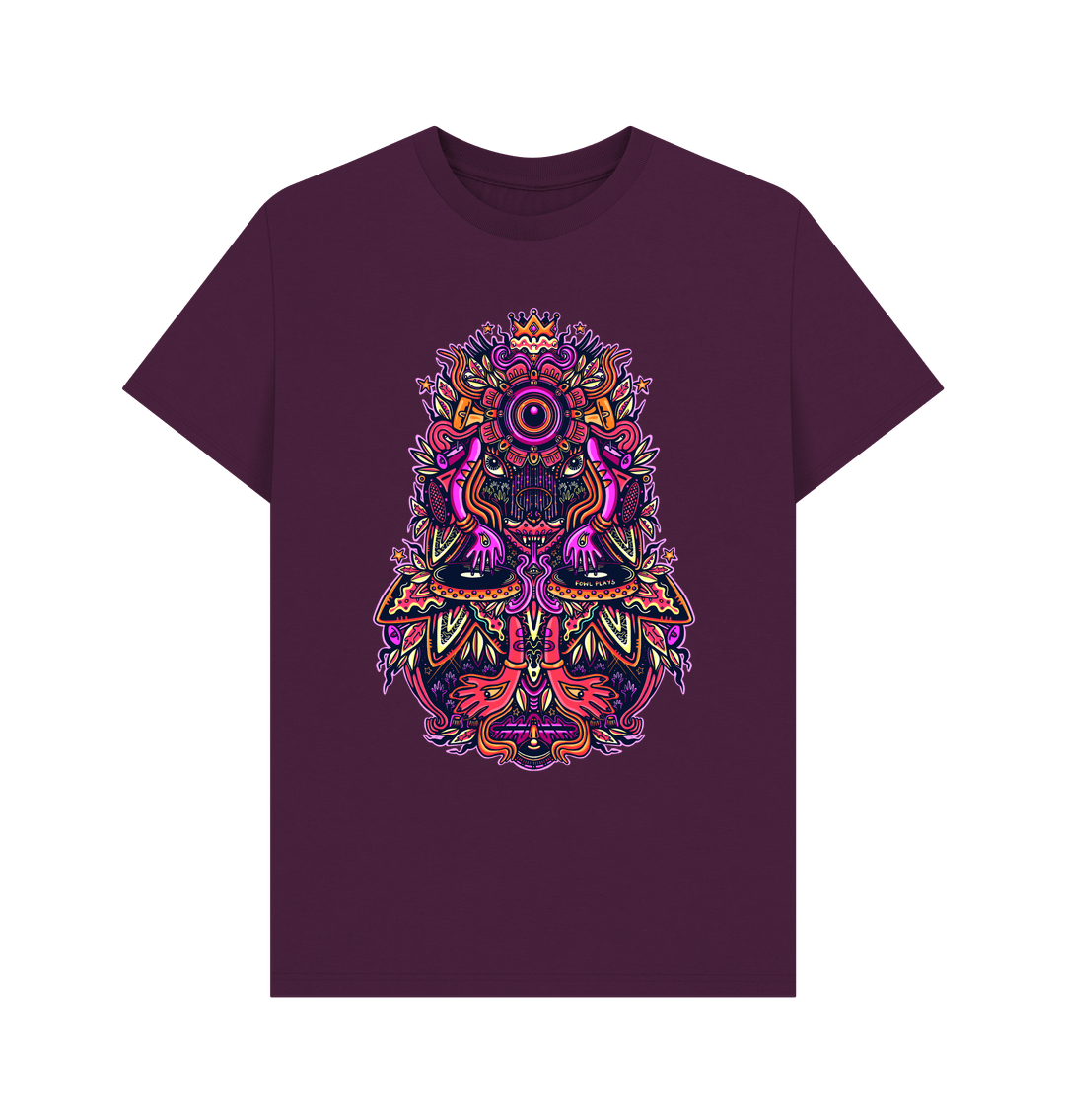 Purple That Magic Sound Organic Cotton Unisex T-shirt Very Berry