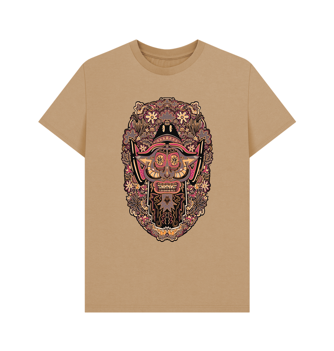 Sand mushroom Man Unisex Organic Cotton T-shirt Autumn