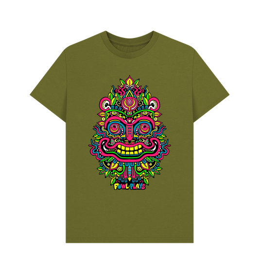 Moss Green Printed T-shirt
