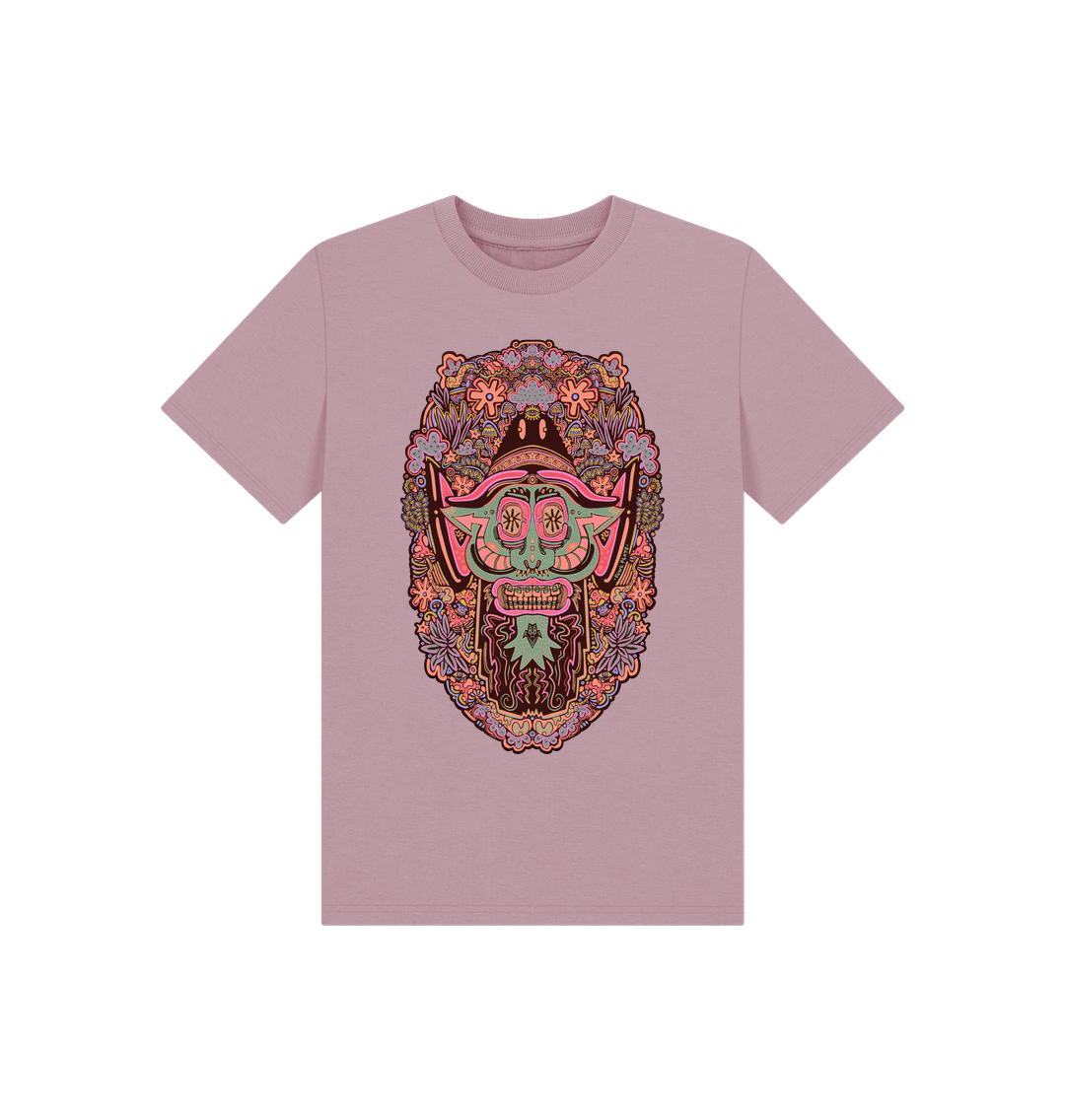 Mauve Printed Kids T-Shirt