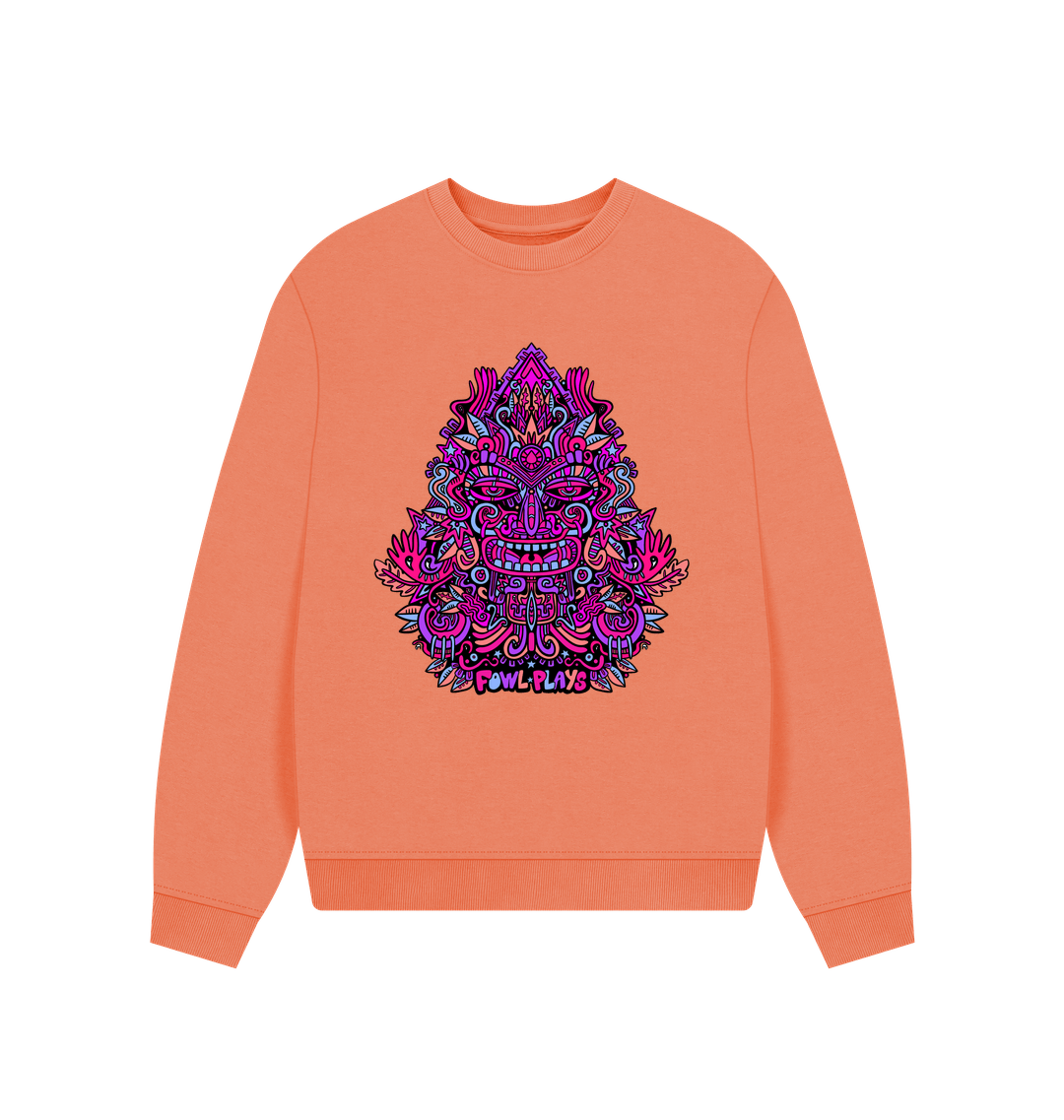 Apricot Printed Sweater