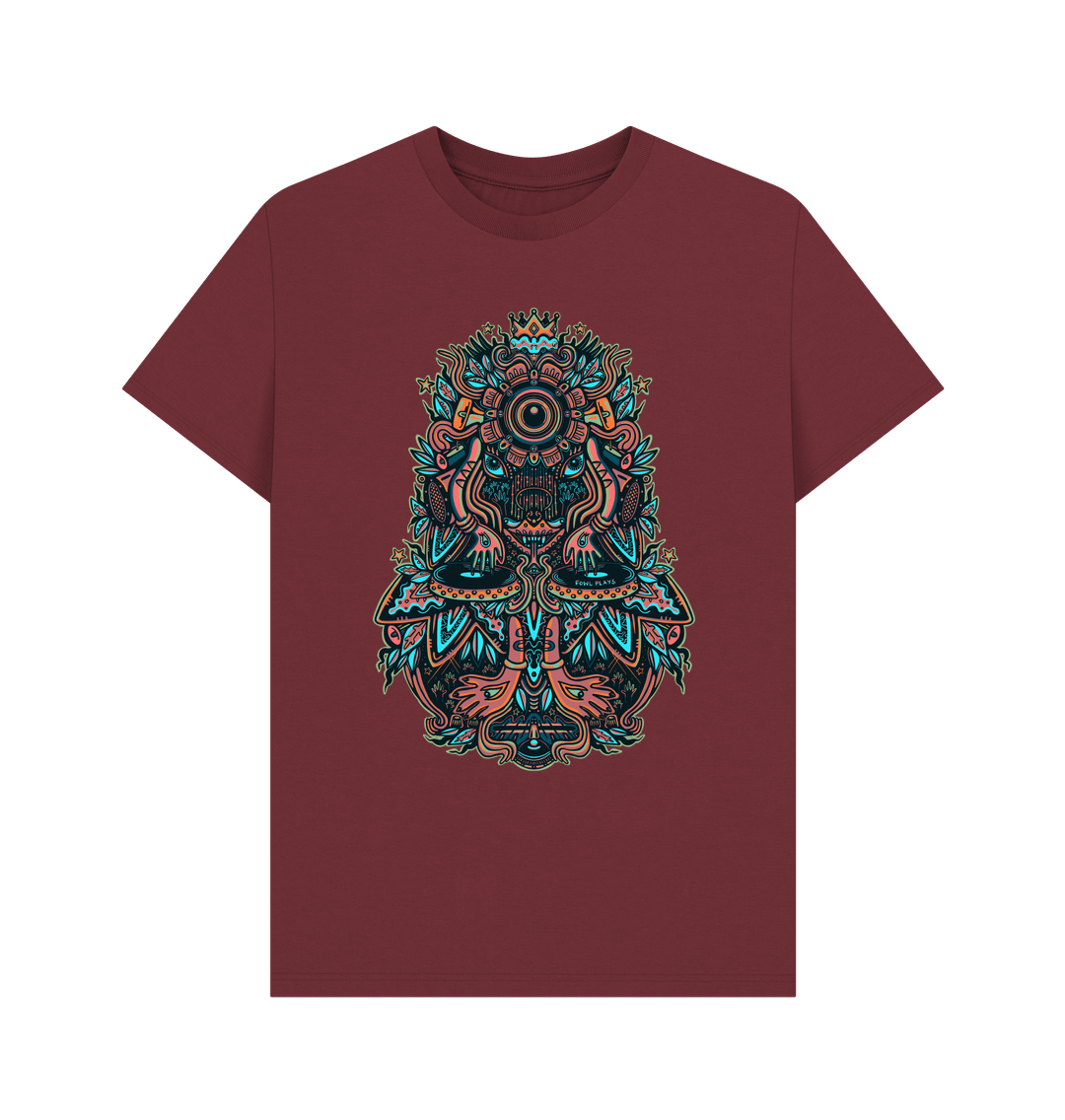 Red Wine That Magic Sound Organic Cotton Unisex T-shirt Peachy