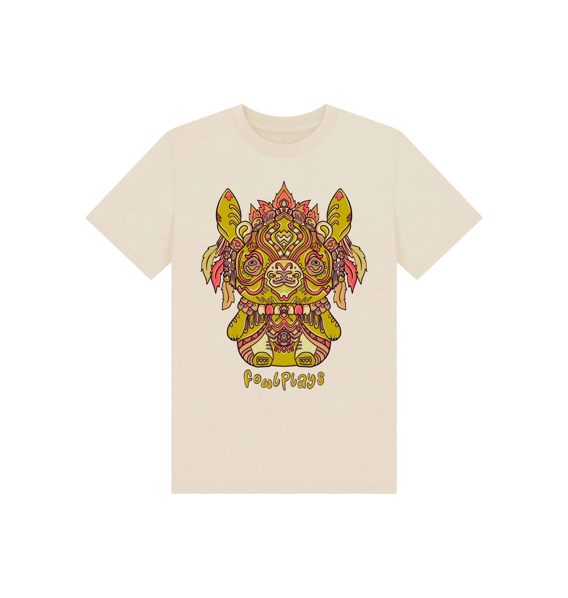 Oat Printed Kids T-Shirt Front