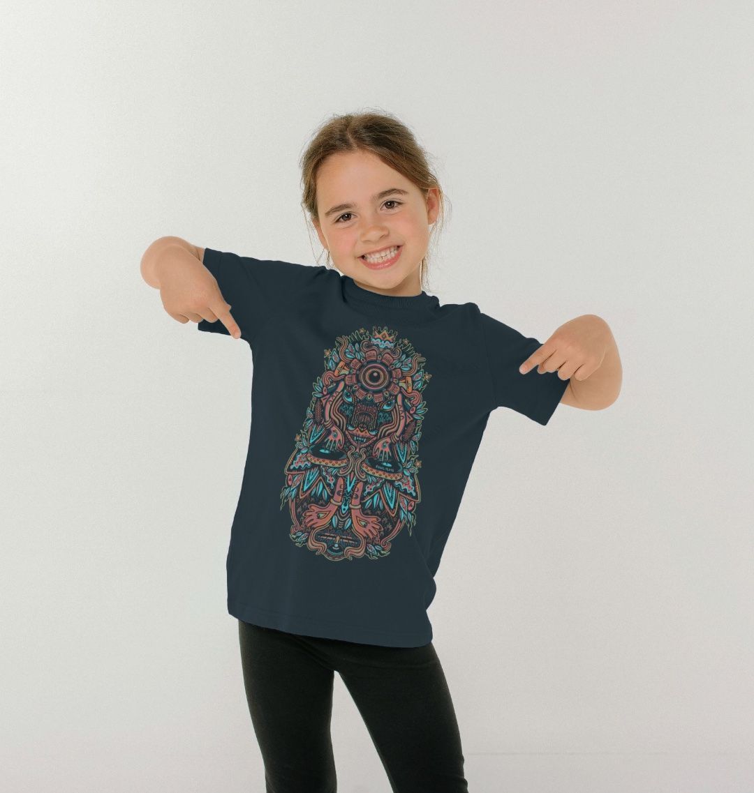 That Magic Sound Organic Cotton Unisex Kids T-shirt Peachy