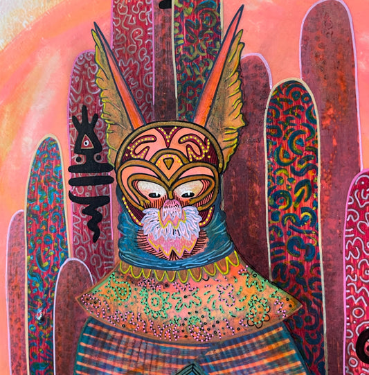 Bird Man Original Canvas
