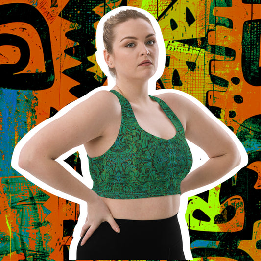 Cactus County Sports Bra Emerald