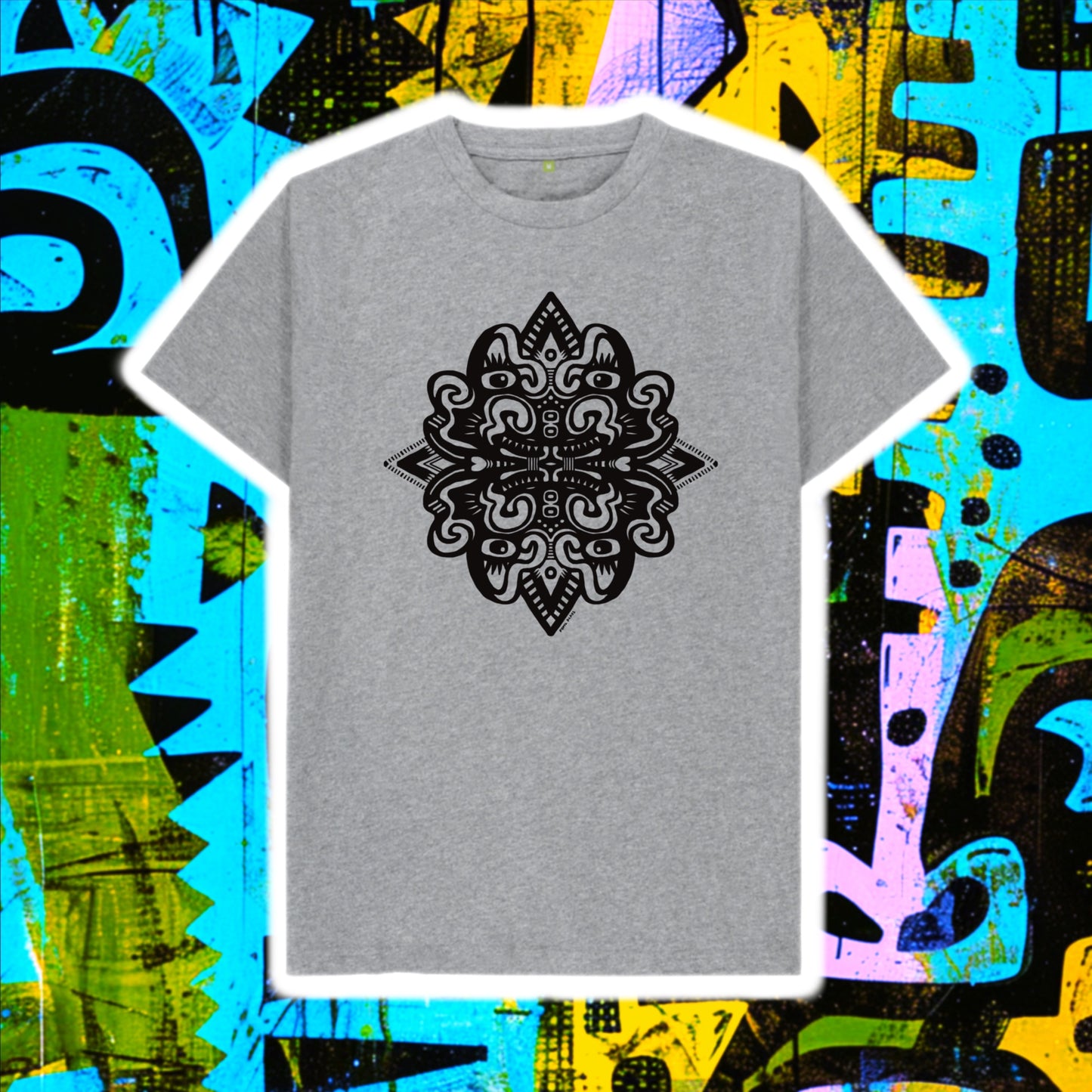 Catnip Organic Cotton Unisex T-shirt Black Print