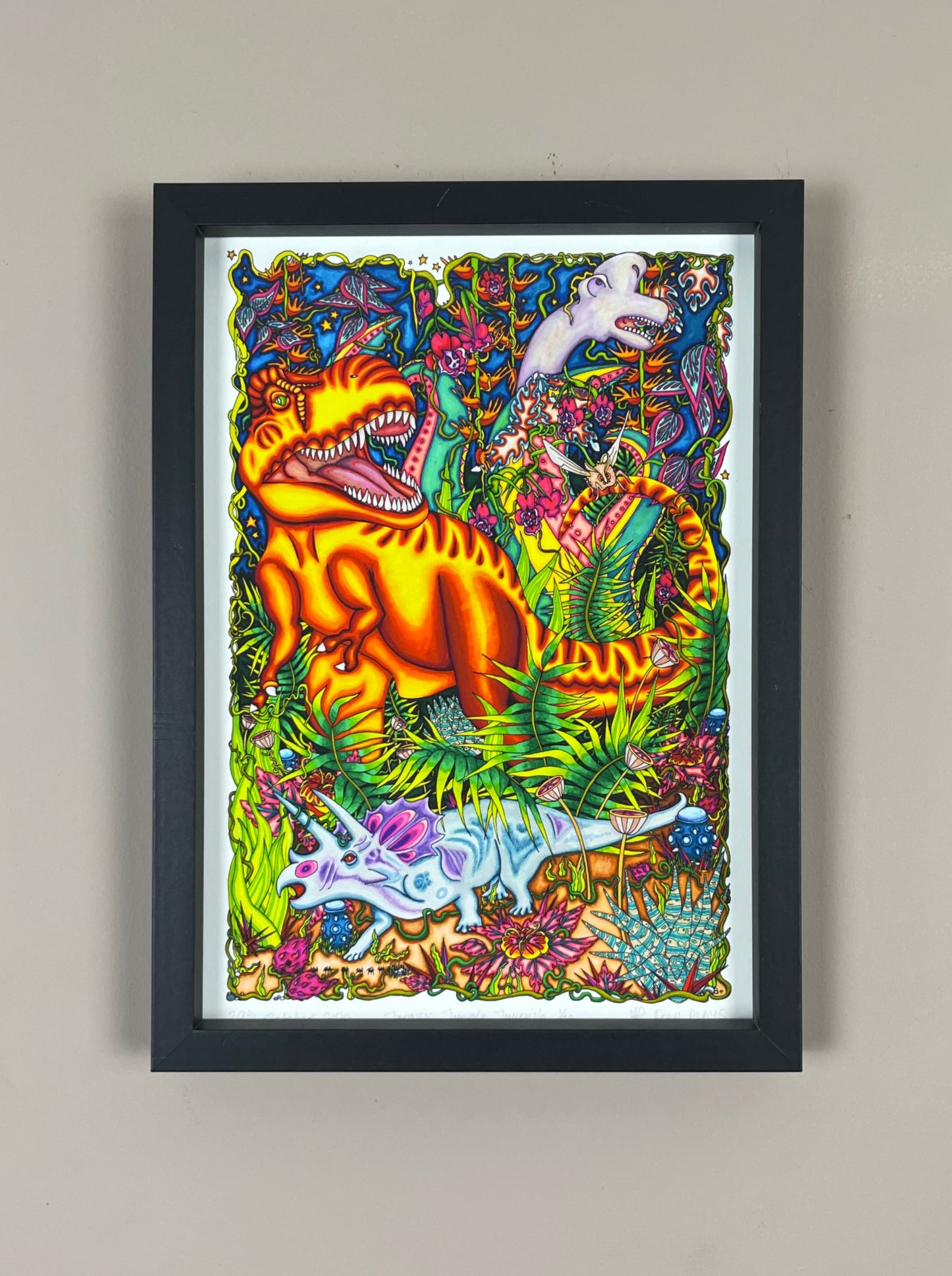 SALE Dinosaur Illustration Archival Print