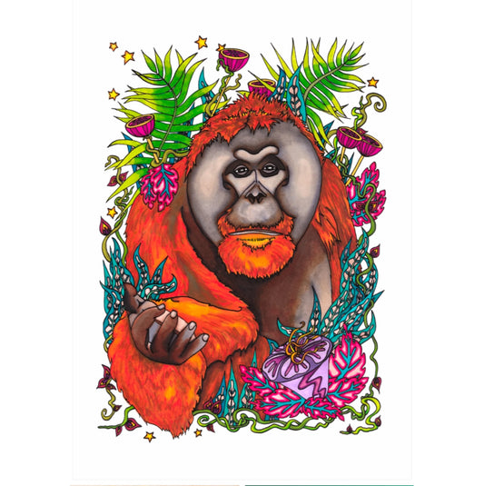 SALE Orangutang Archival Art Print