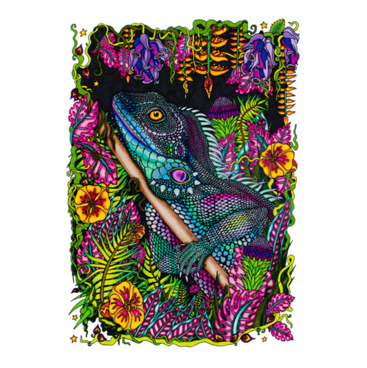 SALE Lizard Archival Print