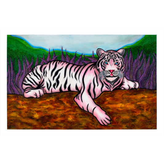 SALE White Tiger Archival Art Print