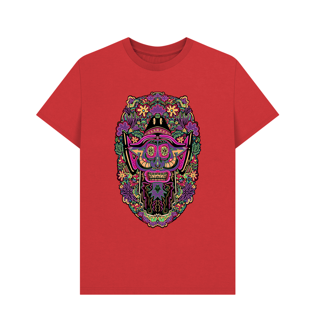 Red Mushroom Man unisex Organic Cotton T-shirt Original