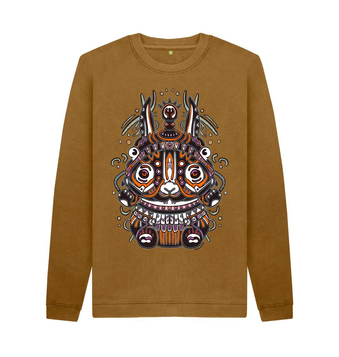 Brown Forest Spirit Organic Cotton Unisex Sweater