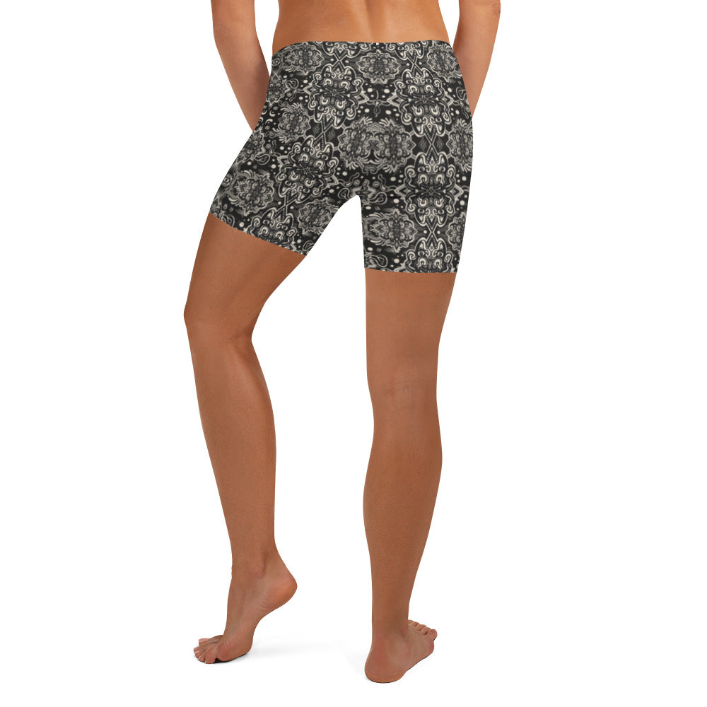 Catnip Statement Shorts Black and White