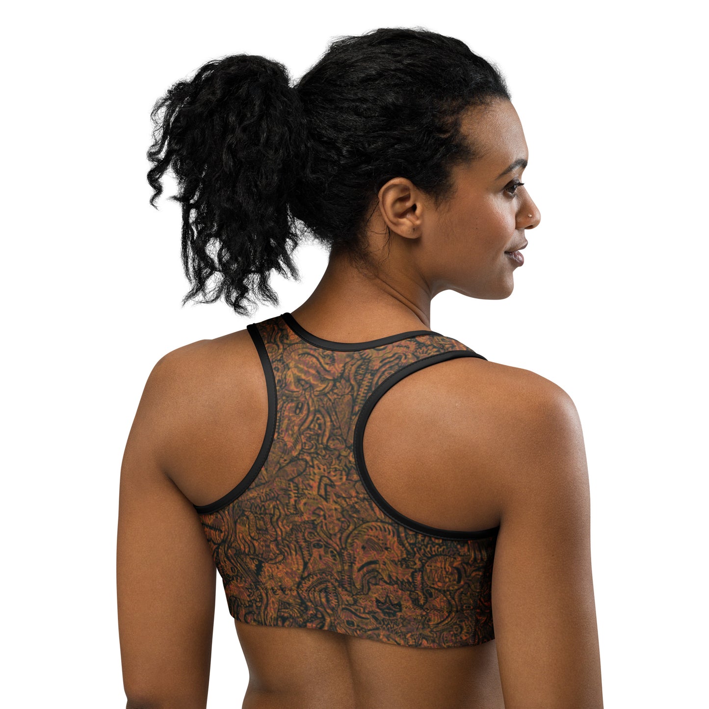 Dinosaur Inspired Sports Bra Nan Edition