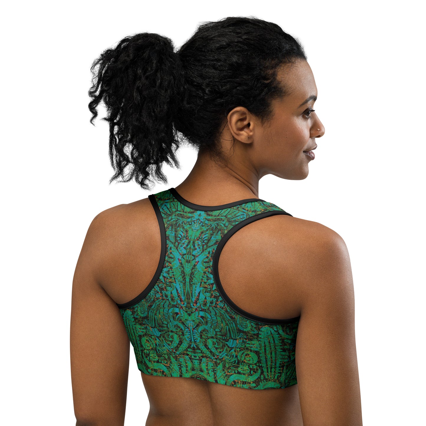 Cactus County Sports Bra Emerald