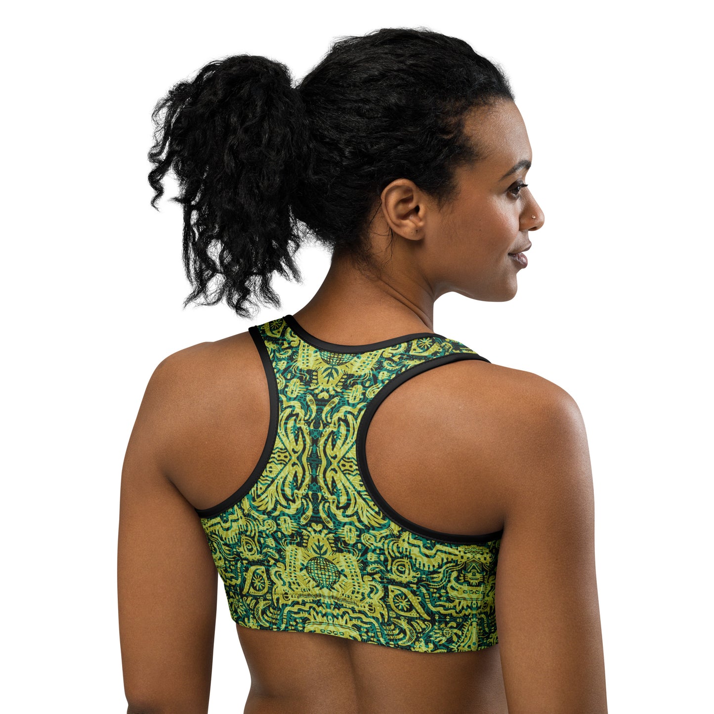 Ministry Of Souls Sports Bra Lemon