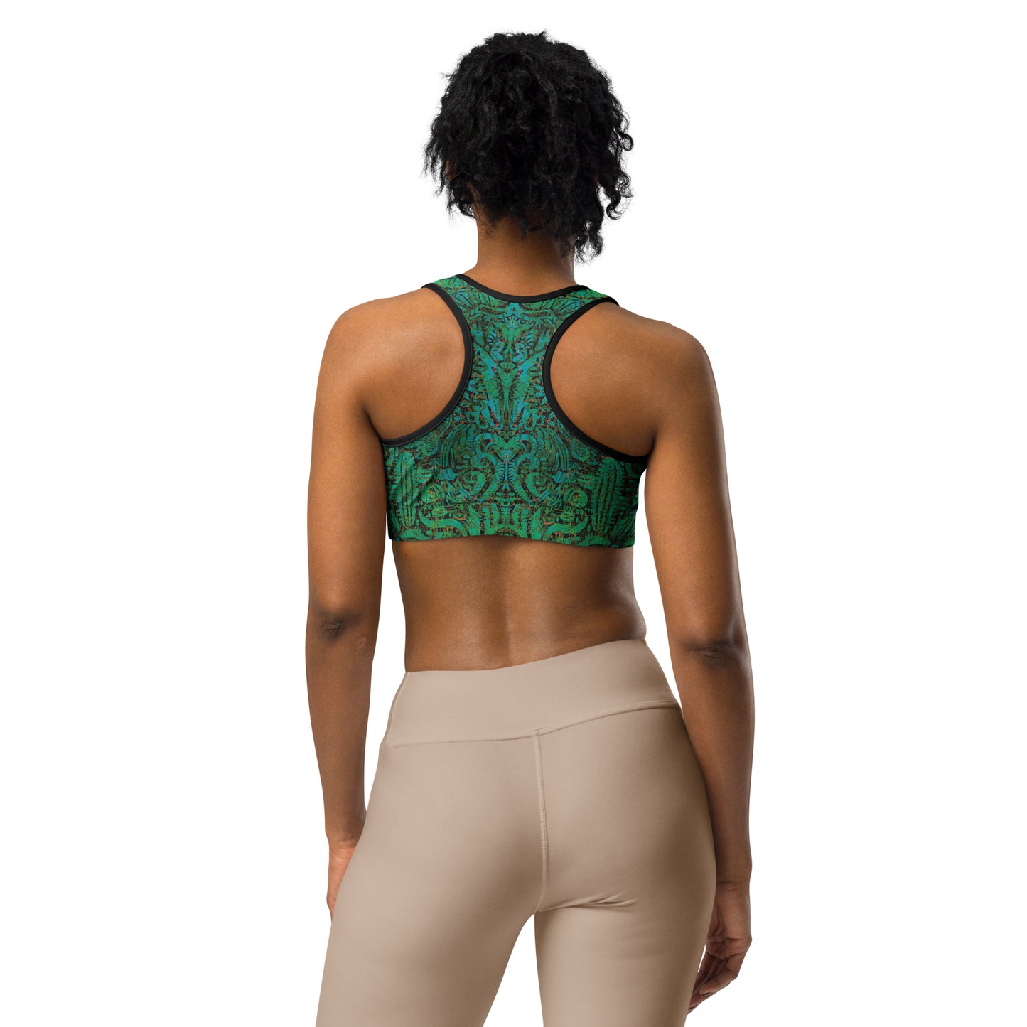 Cactus County Sports Bra Emerald