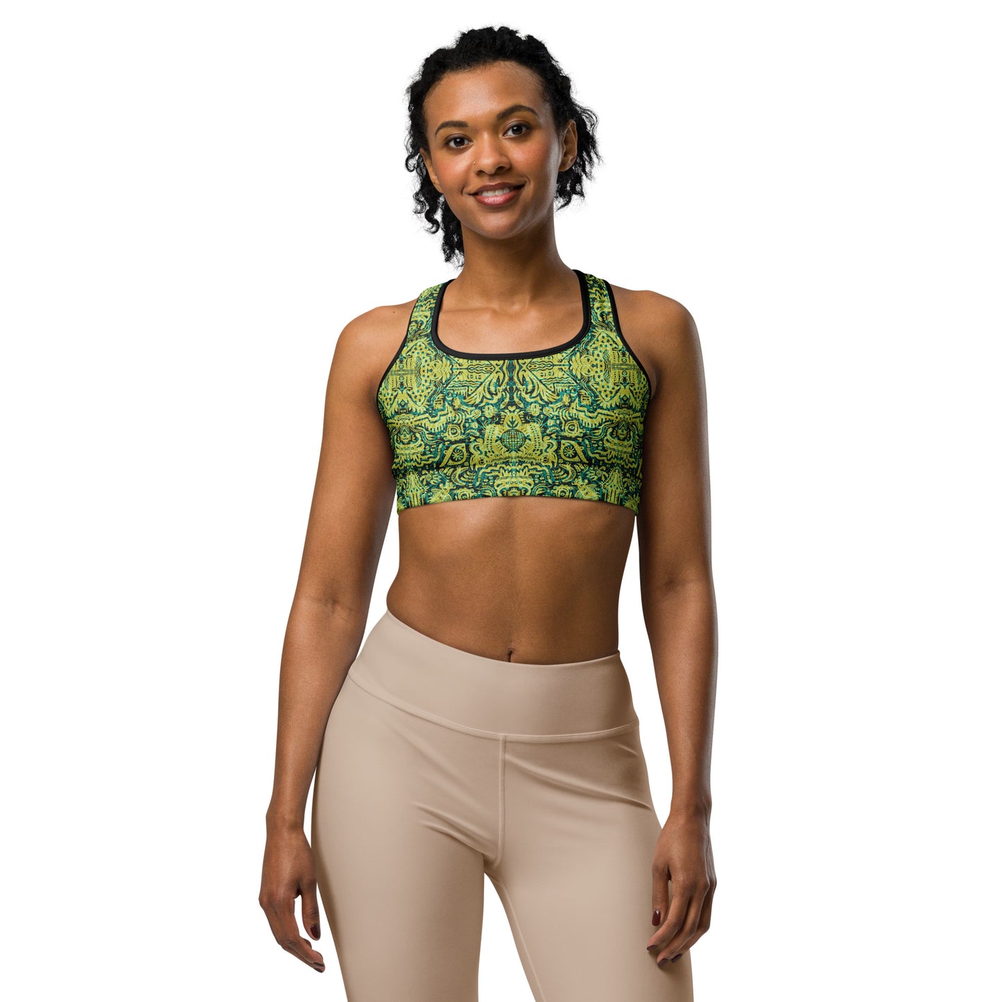 Ministry Of Souls Sports Bra Lemon