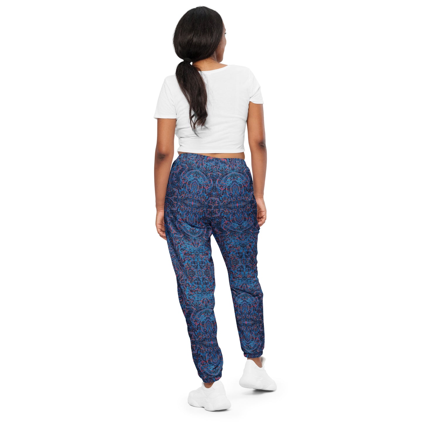 Psychedelic Kaleidoscope Unisex Joggers Blue