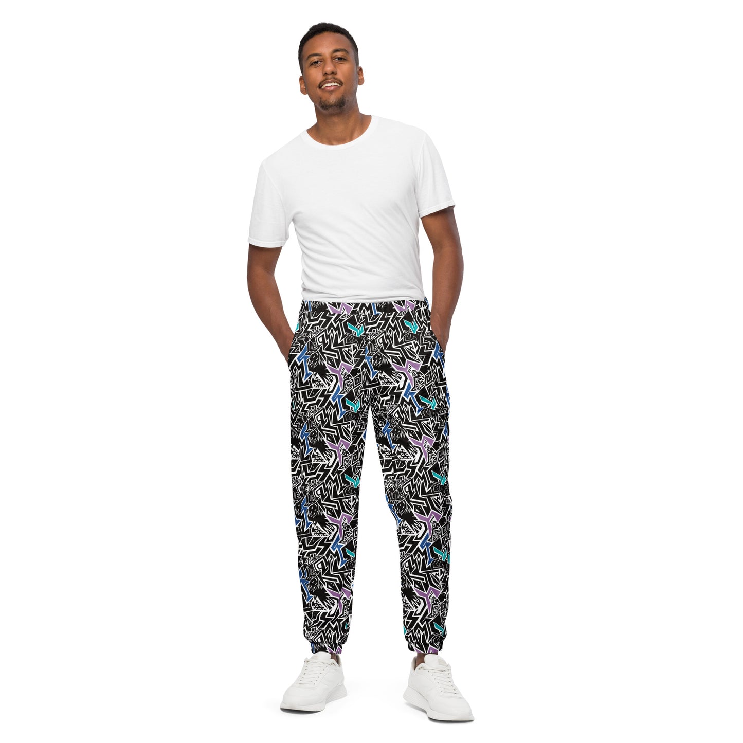 Smile At Life Unisex Joggers Purple