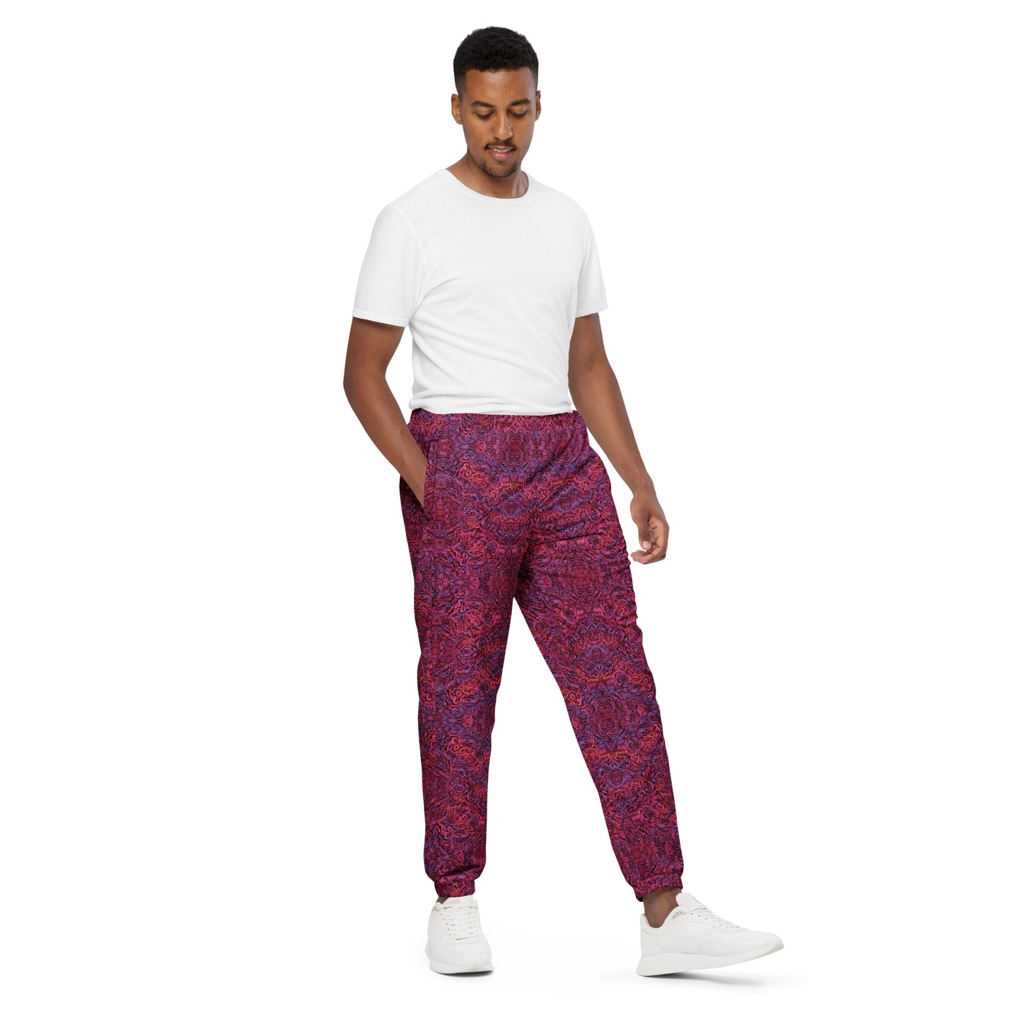 Magenta Bones Unisex Joggers