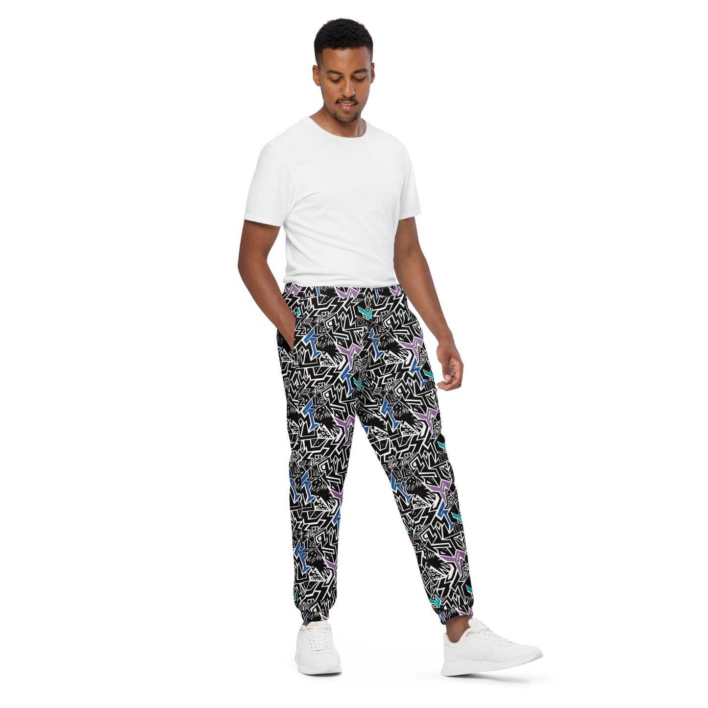 Smile At Life Unisex Joggers Purple