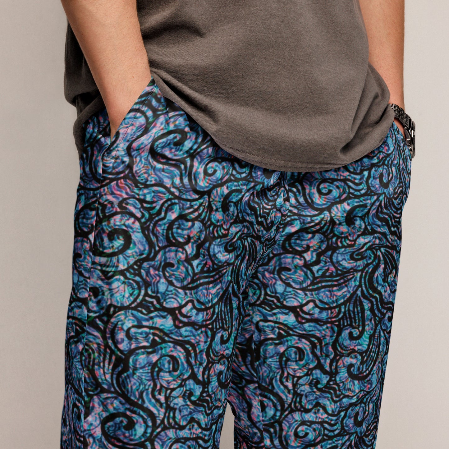 Blue Waves Unisex Joggers