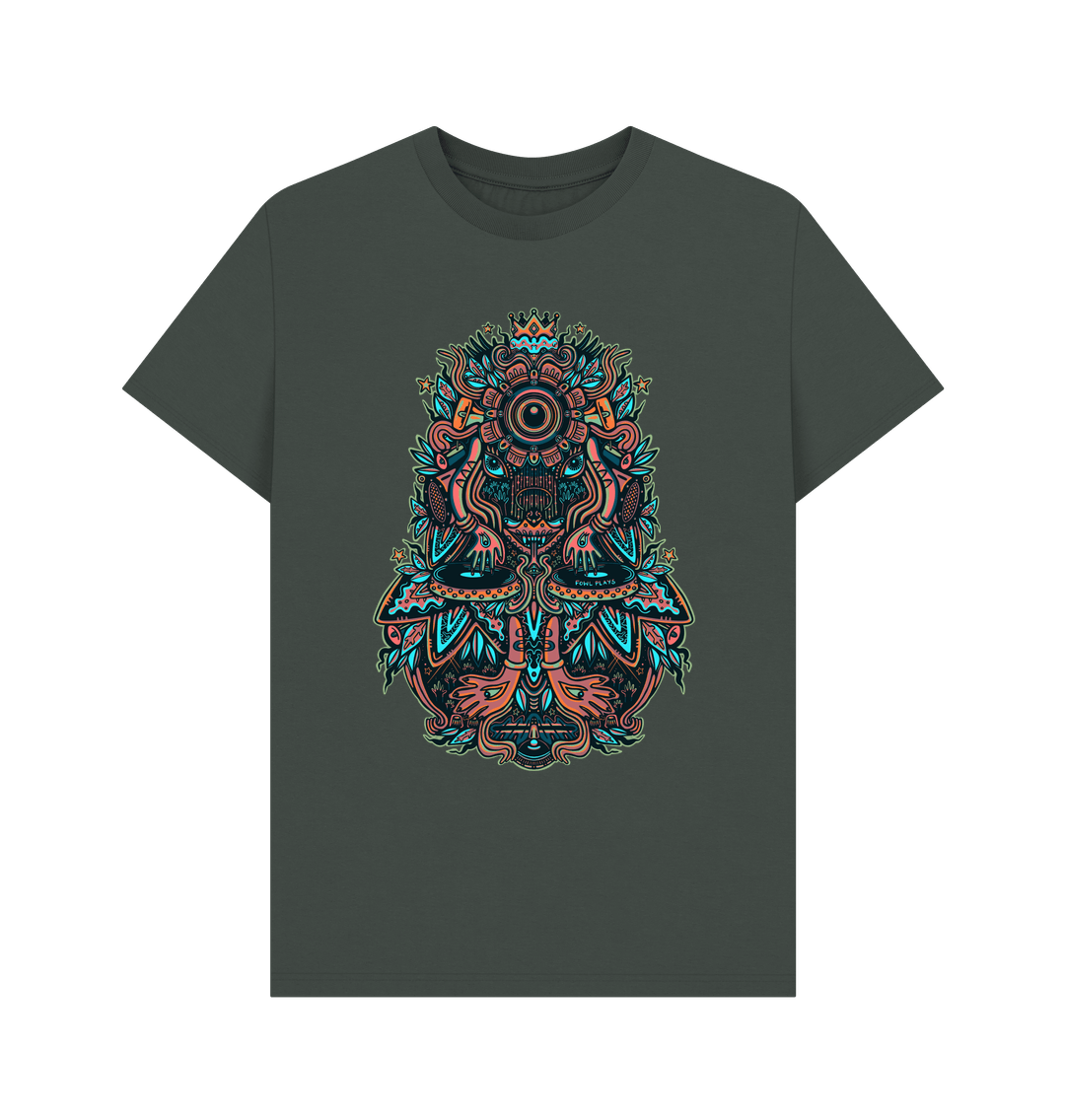 Dark Grey That Magic Sound Organic Cotton Unisex T-shirt Peachy