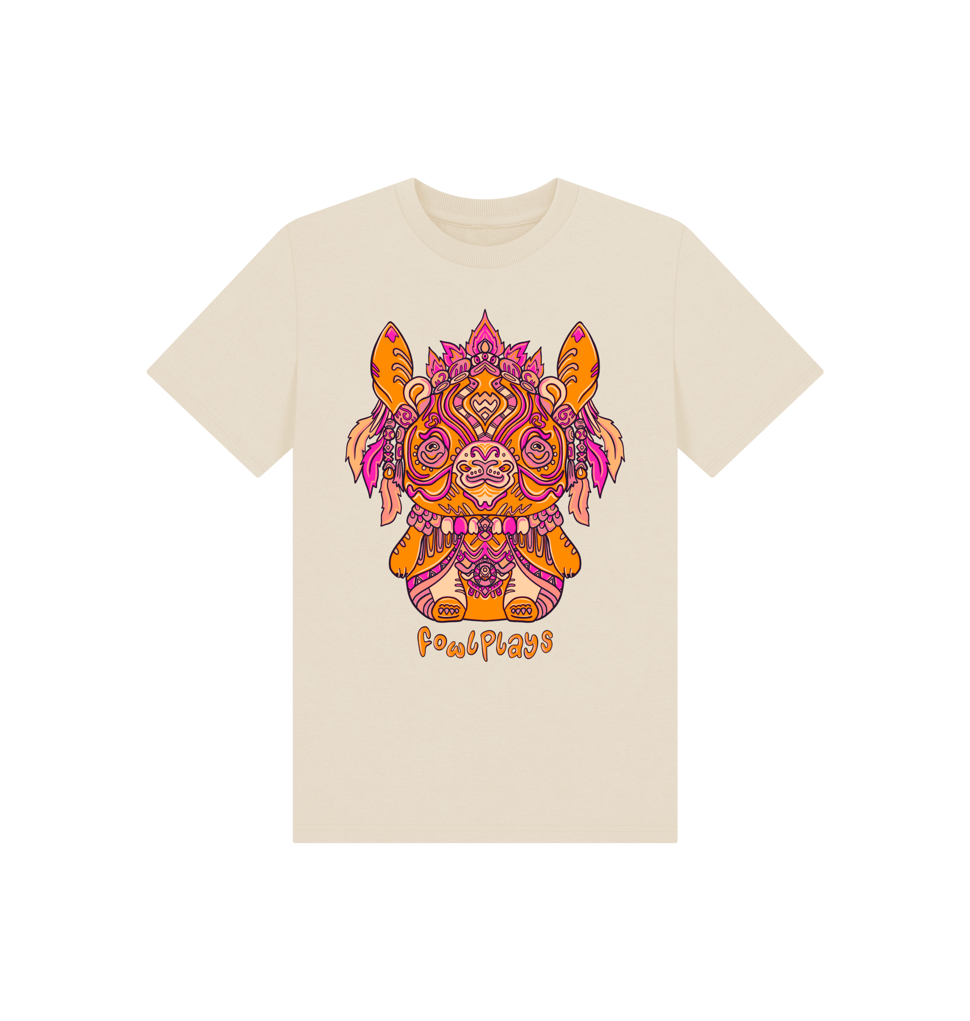 Oat Printed Kids T-Shirt Front