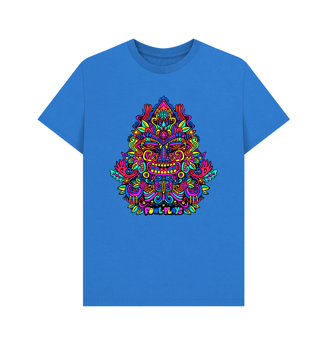 Bright Blue Printed T-shirt