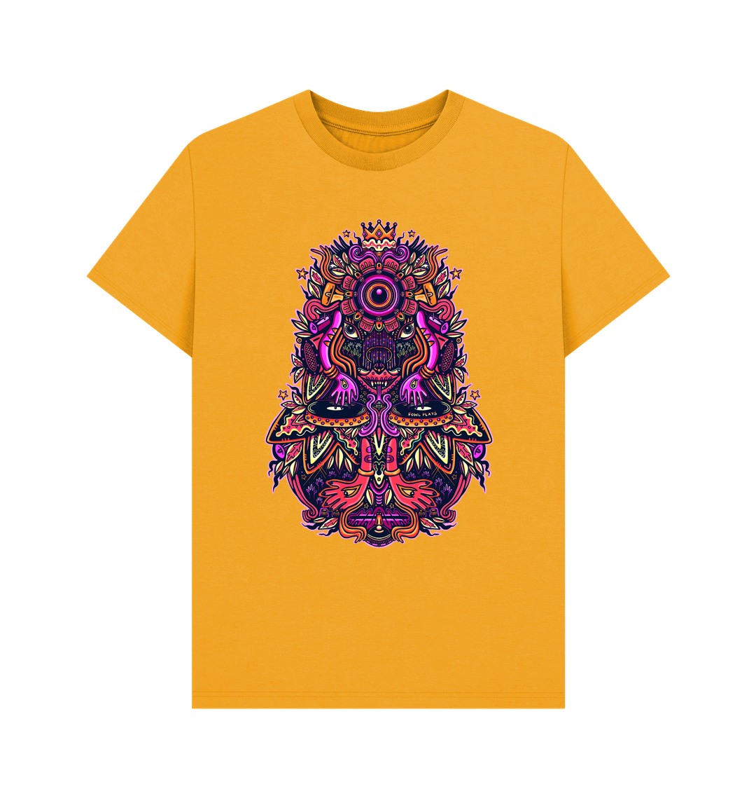 Mustard That Magic Sound Organic Cotton Unisex T-shirt Very Berry