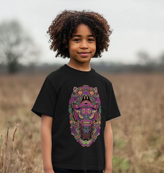 Mushroom Man Unisex Organic Cotton Kids T-shirt Original