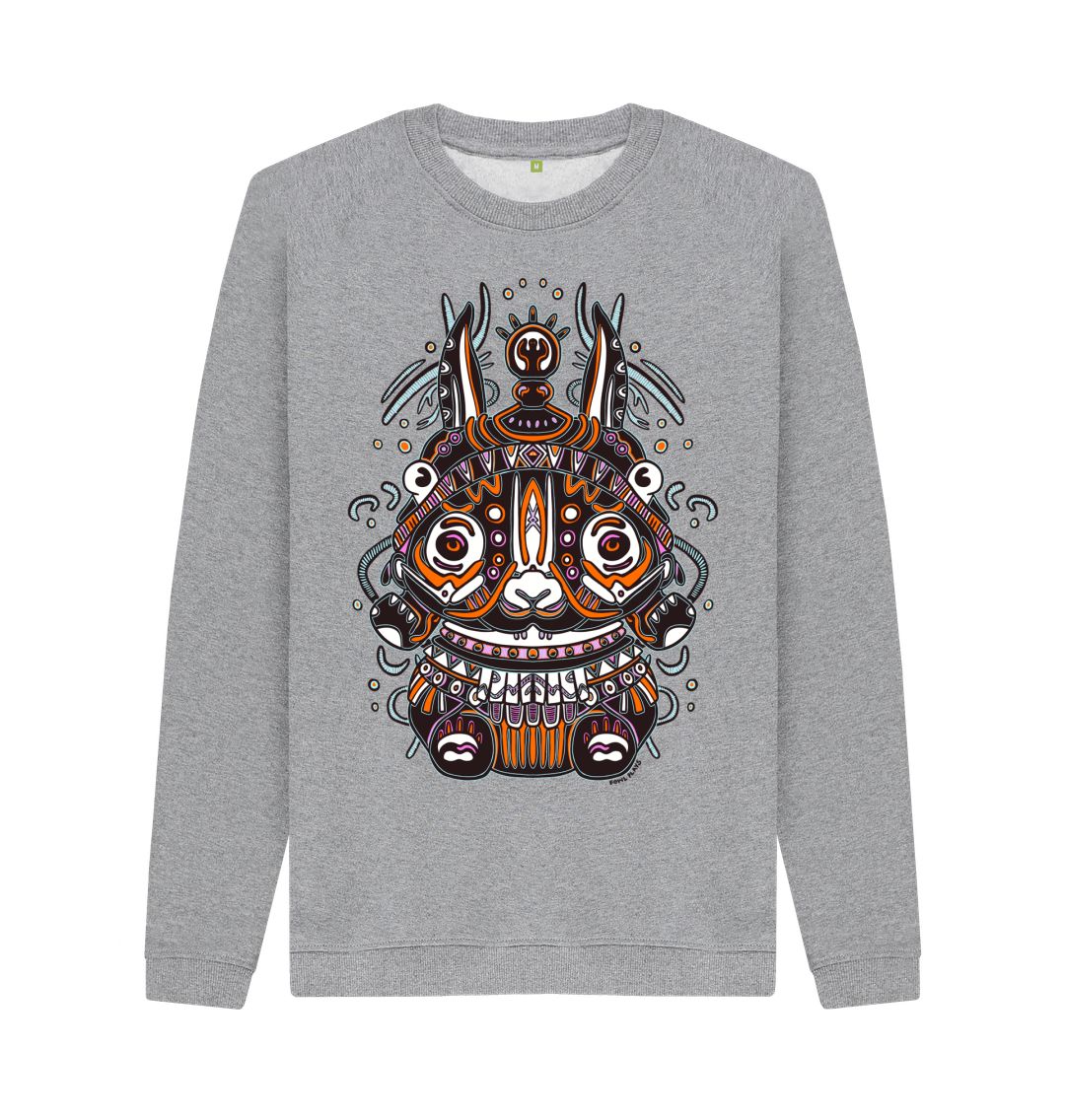 Light Heather Forest Spirit Organic Cotton Unisex Sweater